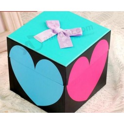 Wholesale customized high quality Two Piece Set up Rigid Paper Gift Box Wholesale