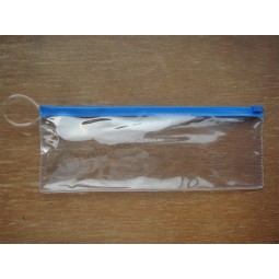 Sacchetti di plastica della chiusura lampo del PVC di vendita calda per lo spazzolino da denti (FLC-9111)