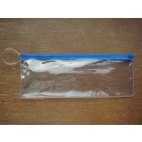 Venda quente sacos de plástico com zíper de pvc para escova de dentes (Flc-9111)