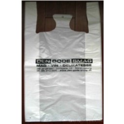 Bolsas de chal生态 HDPE, t-Bolsos de camisa, bolsas de plástico para comprar en el supermercado (Flt-9618)