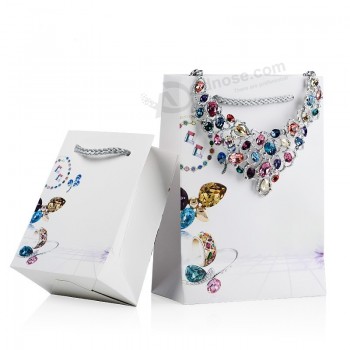 Sacchetti regalo di carta di lusso vendita calda per l'imballaggio di gioielli (FLP-8928)
