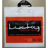 Atacado moda personalizado impresso sacos de identificador de loop para fazer compras