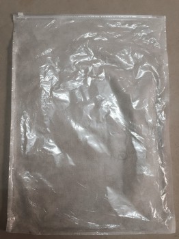 Unprinted Slider Ziplock Plastic Bags for Garments