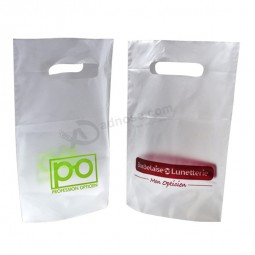 Stand up HDPE Die Cut Carrier Plastic Bags for Accessories