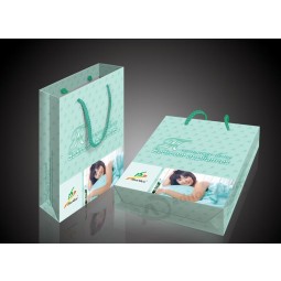 Custom Printed Paper Shopping Bags for Bedroom Appliance