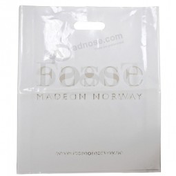 LDPE Printed Die Cut Handle Plastic Bags for Garment