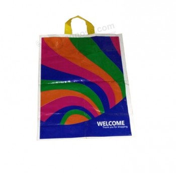 Vierfarbige bedruckte Einkaufstaschen für Kleidungsstücke (Fll-8353)