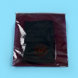 高品质印花拉链塑料袋，适用于服装 (FLZ-9226)