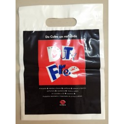 Custom LDPE with Four Color Printed Plastic Handle Bags