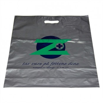 High Quality Custom Virgin LDPE Printed Die Cut Handle Plastic Bags