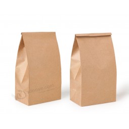 Sacos de presente de embalagem de papel kraft personalizado para alimentos 