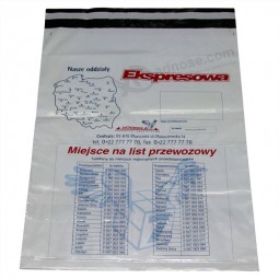 Bon marché coutume imprimée pe sacs en plastique pe pour le transport