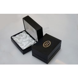 Custom Printed Black Jewelry Paper Boxes for Gifts