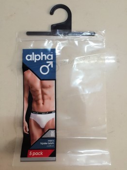 Printed Ziplock Bags with Hanger for Underwear
