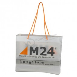 Custom HDPE Stand up Printed String Handle Bags for Promotional