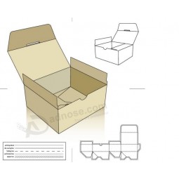 Großhandel angepasst hoch-Ende Wellpappe/Briefkasten/Lieferbox/Kartonverpackung/Papierkasten/Kleiderbox