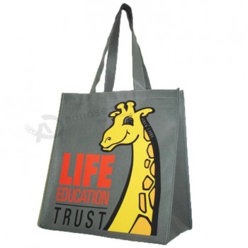 Stand up Custom Printed Loop Handle Non-Woven Bags