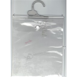 PVC Hanger Bags with Button for Babywear