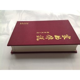 Customized high quality Hardcover Book Printing with Foil Stamping