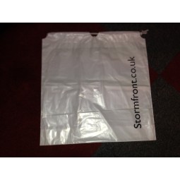 Ldpe bolsas de cordón impresas personalizadas para el embalaJe (Fls-8246)