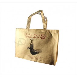Gold PP Laminated Non-Woven Shopping Bags for Garments