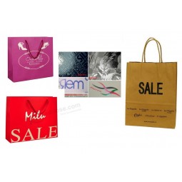 Wholesale customized high quality OEM Wholesale Fashion Cosmetic Packaging Paper Bag