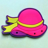 Wholesale customized high quality Pink Hat Shape Fridge Magnet Sticker for Decoration and your logo