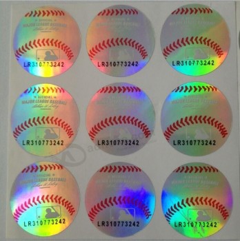 Wholesale customized high quality Laser Transparent Holographic Labels with your logo