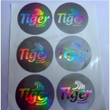 Customized high quality Reflective Clear Holographic Adhesive Sticker with your logo