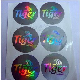 Customized high quality Reflective Clear Holographic Adhesive Sticker with your logo