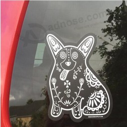Customized high quality Dog Shape Sticker/Label for Car Decoration with your logo
