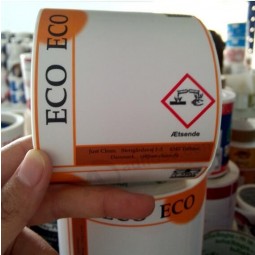 Customized high quality Personalised Sticky Labels in Rolls with your logo