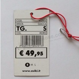 Customized high quality Round Paper Hangtag/Price Tag/ Swing Tag with your logo