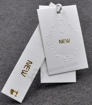 Customized high quality Printed Garment Paper Hang Tag with your logo