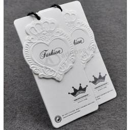 Customized high quality Cute Paper Hang Tag for Kids Clothing/Gift Tags with your logo