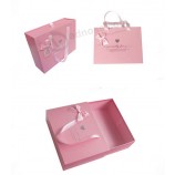 Customized high quality Garment Package with Ribbon Handle with your logo