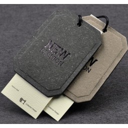 Customized high quality Cardboard Paper Garment Hang Tag with your logo