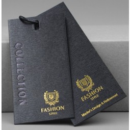 Customized high quality Printed Clothes Paper Hangtag with your logo