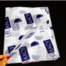 Customized high quality Custom Logo Tissue Paper/ Printed Wrapping Paper for Pringting Packaging with your logo