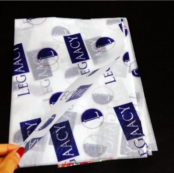 Customized high quality Custom Logo Tissue Paper/ Printed Wrapping Paper for Pringting Packaging with your logo
