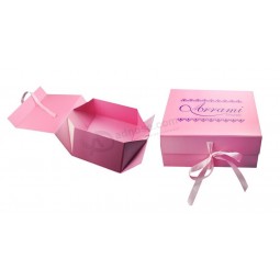 Customized high quality Paper Folding Rigid Carton Gift Box for Garment/Cosmetics Packaging with your logo