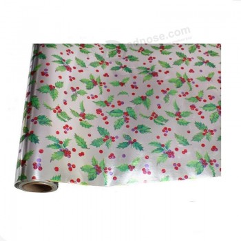 Customized high quality Beatuful Fresh Flower/Gift Wrapping Paper with your logo