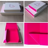 Wholesale Customized high-end Cardboard Foldable Collapsible Packing Box and your logo