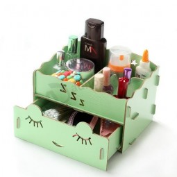 Hot Style European Style DIY Wooden Desktop Storage Box, Creative Cosmetic and Jewelry Storage Box