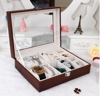 High Quality Croco Watch Display Box, Fashionable Watch Packing Box