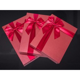 Caixa de embalagem de chocolate retangular de alta qualidade, elegante caixa de presente de papel