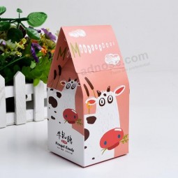 Caixa de embalagem de chocolate de papel de alta qualidade de estilo novo com janela, caixa de presente de doces