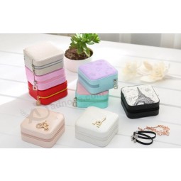 High Quality PU Leather Jewelry Box for Earring and Ring