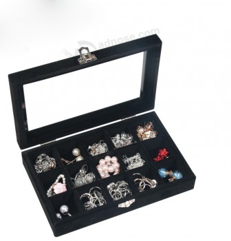 большая коробка ювелирных изделий для кольца, серьги, ожерелья