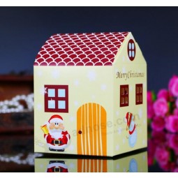 新款彩色印刷圣诞礼品盒，圣诞前夕苹果盒，糖果盒